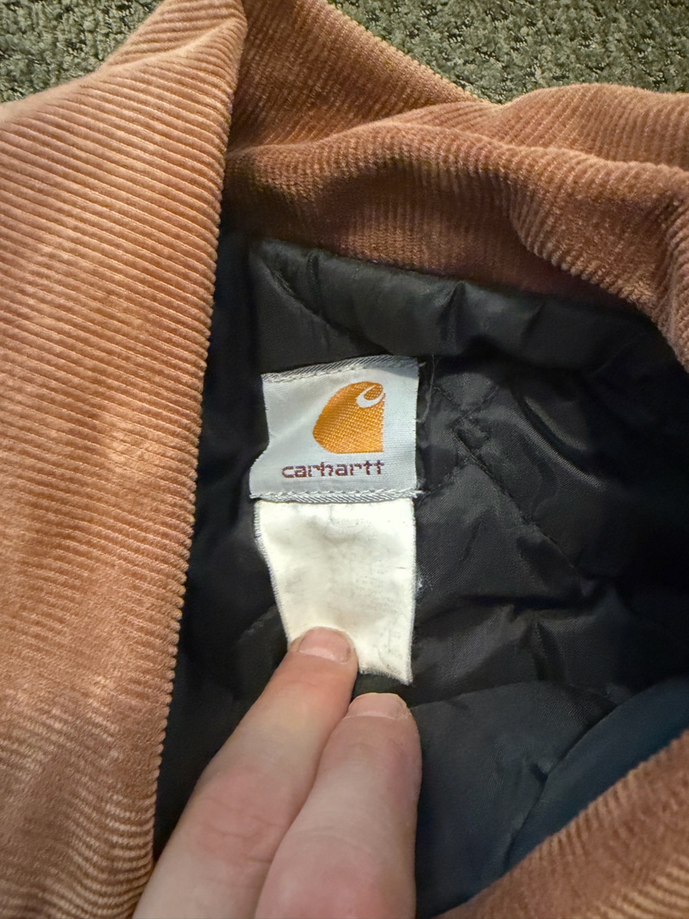 Carhartt Men's Brown Duck Detroit Jacket with Corduroy Collar - Picture 3 of 3
